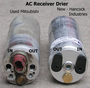 Receiver Drier - old and new