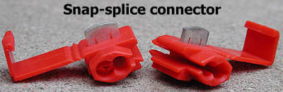 Snap-splice connector