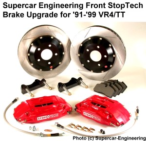 Supercar Engineering Front StopTech brake upgrade kit for 3000GT VR4 and Stealth TT