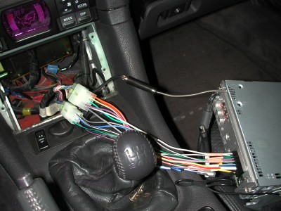 CDX-M800 attached to factory harness