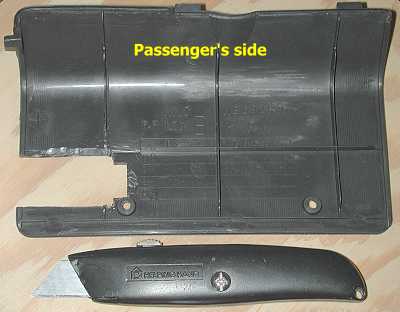 Passenger's-side cover