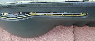 Separated dash cover - left side