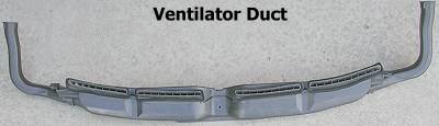 Ventilator duct - front