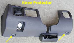 Knee protector - front side