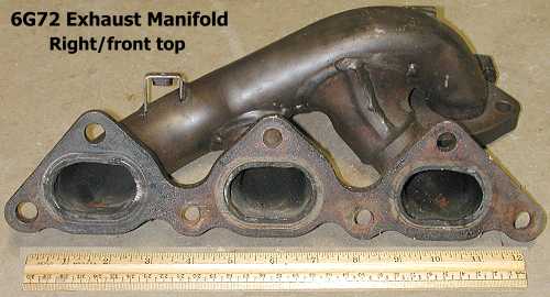 front exhaust manifold top