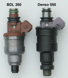 Fuel injectors - front