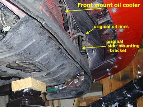 front mount oil cooler
