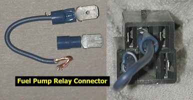 Fuel pump relay 2 jumper