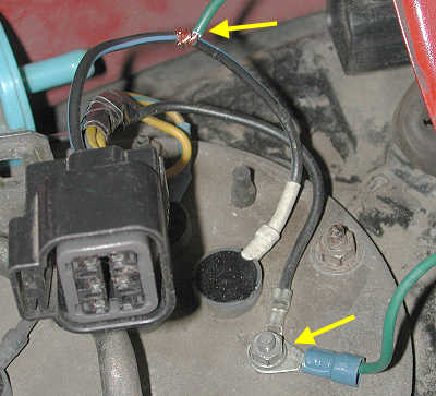 Fuel pump voltage check pic 4