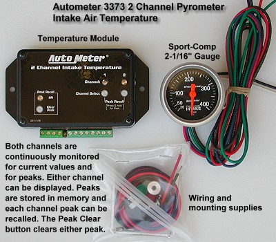 Autometer 3373 kit (probes not shown