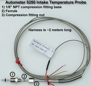 Autometer 5250 air temp probe