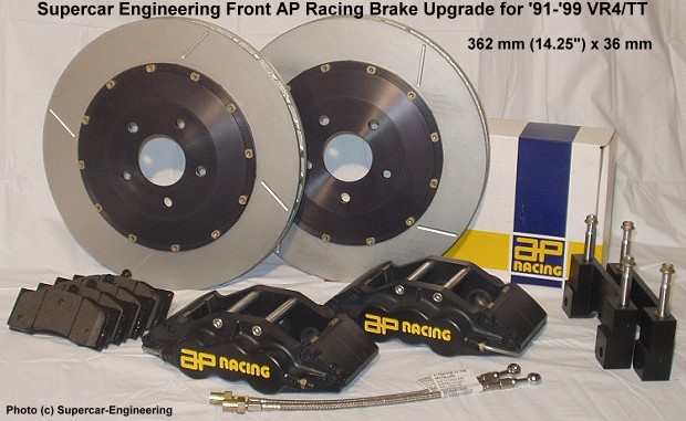 Supercar Engineering AP Racing Front Big Brake Kit for 1991-1999 3000GT VR4/Stealth TT