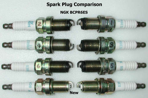 Spark plug comparison